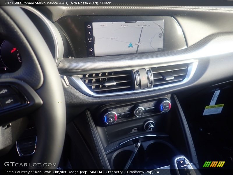 Controls of 2024 Stelvio Veloce AWD