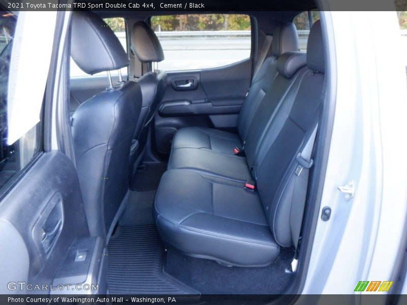 Rear Seat of 2021 Tacoma TRD Sport Double Cab 4x4