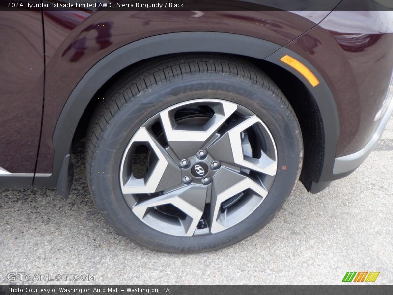 Sierra Burgundy / Black 2024 Hyundai Palisade Limited AWD