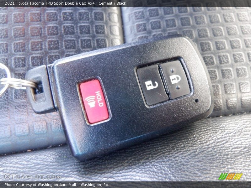 Keys of 2021 Tacoma TRD Sport Double Cab 4x4