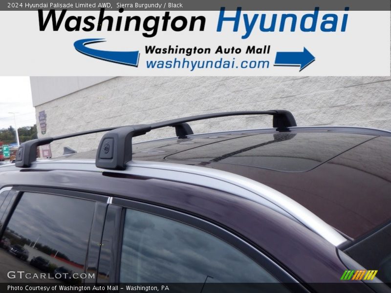 Sierra Burgundy / Black 2024 Hyundai Palisade Limited AWD