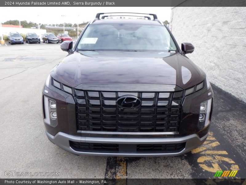 Sierra Burgundy / Black 2024 Hyundai Palisade Limited AWD