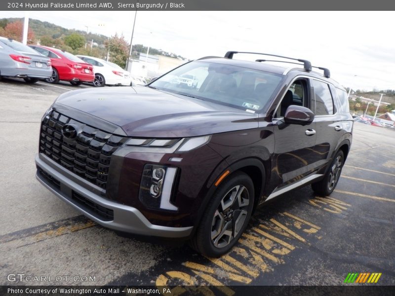 Sierra Burgundy / Black 2024 Hyundai Palisade Limited AWD