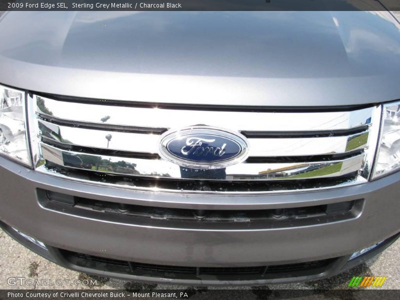 Sterling Grey Metallic / Charcoal Black 2009 Ford Edge SEL