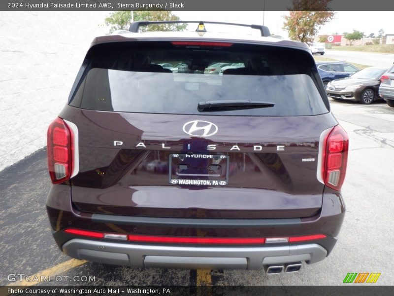 Sierra Burgundy / Black 2024 Hyundai Palisade Limited AWD