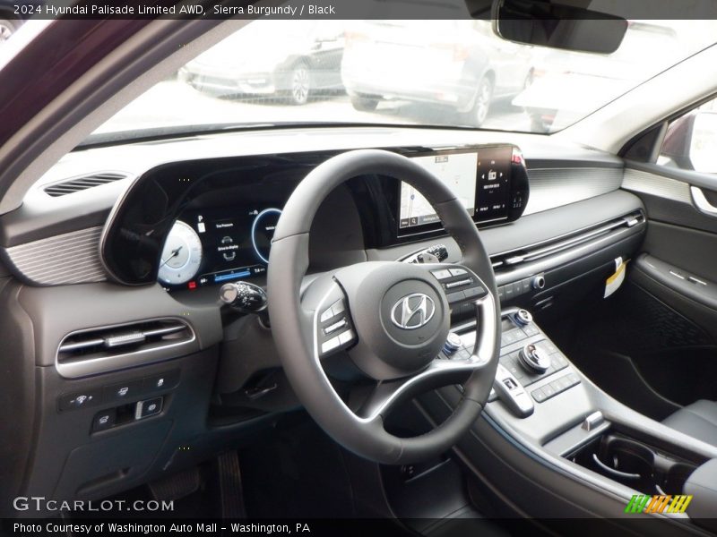 Sierra Burgundy / Black 2024 Hyundai Palisade Limited AWD