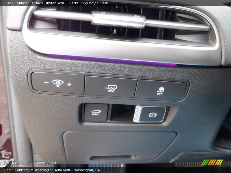 Sierra Burgundy / Black 2024 Hyundai Palisade Limited AWD