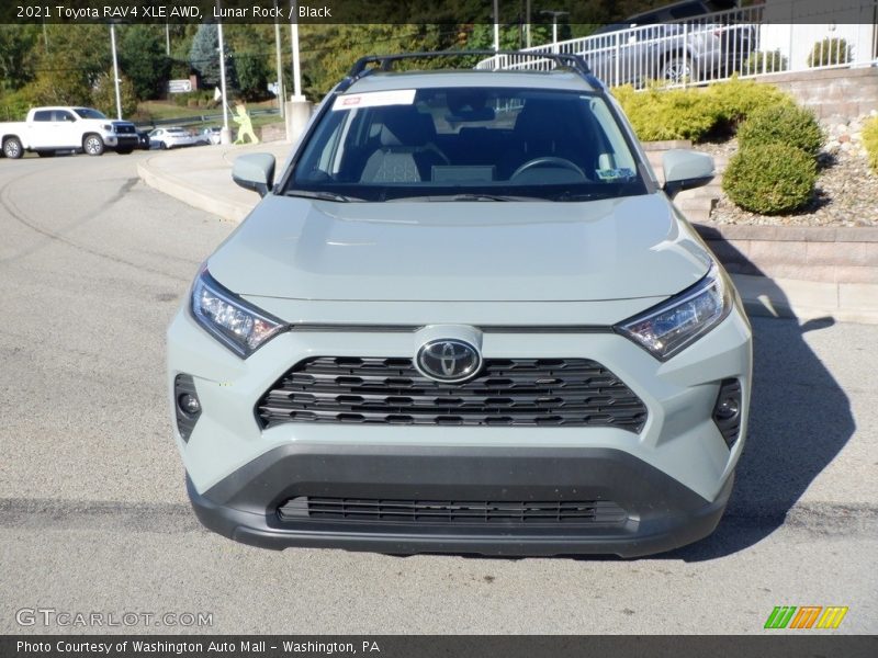 Lunar Rock / Black 2021 Toyota RAV4 XLE AWD