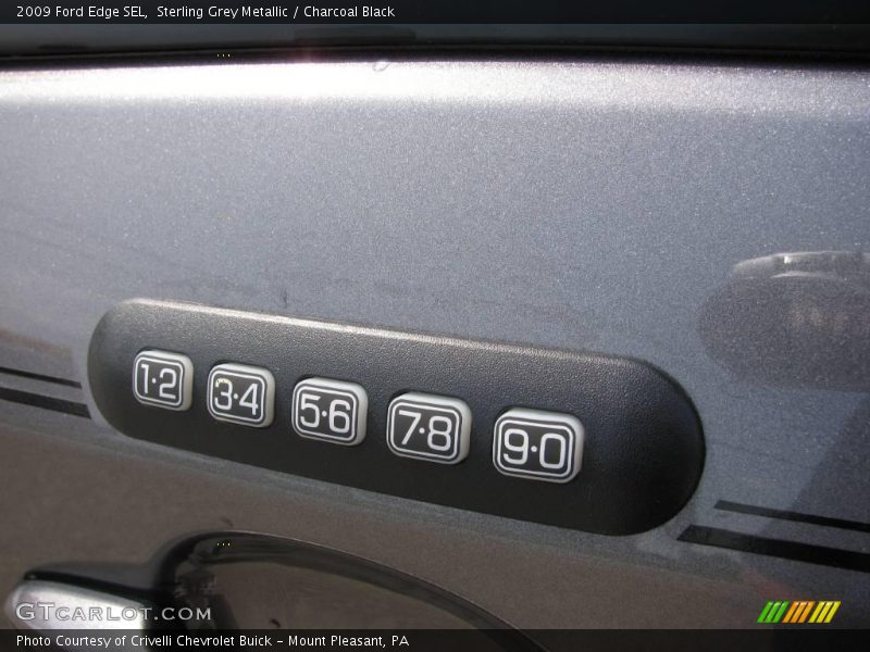 Sterling Grey Metallic / Charcoal Black 2009 Ford Edge SEL