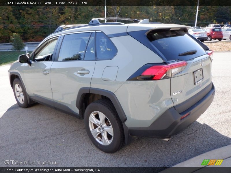 Lunar Rock / Black 2021 Toyota RAV4 XLE AWD