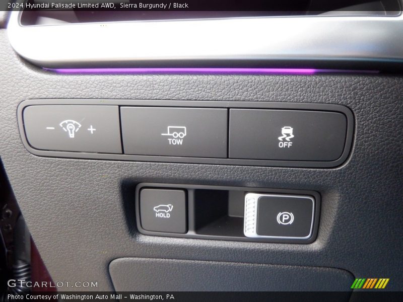 Sierra Burgundy / Black 2024 Hyundai Palisade Limited AWD
