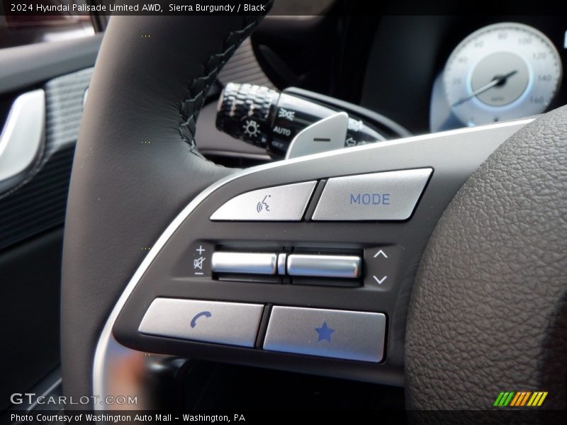 Sierra Burgundy / Black 2024 Hyundai Palisade Limited AWD