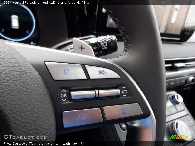 Sierra Burgundy / Black 2024 Hyundai Palisade Limited AWD