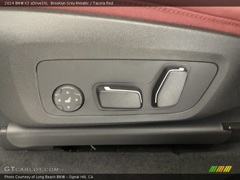 Brooklyn Grey Metallic / Tacora Red 2024 BMW X3 sDrive30i