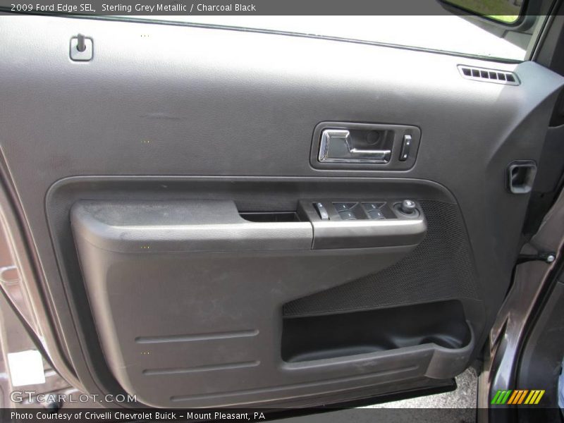 Sterling Grey Metallic / Charcoal Black 2009 Ford Edge SEL
