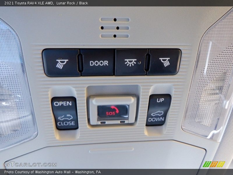 Lunar Rock / Black 2021 Toyota RAV4 XLE AWD