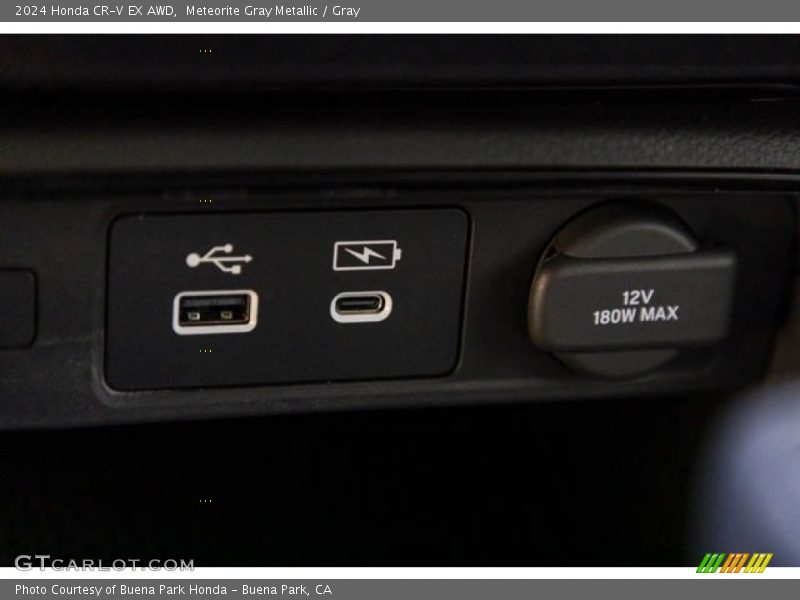 Meteorite Gray Metallic / Gray 2024 Honda CR-V EX AWD