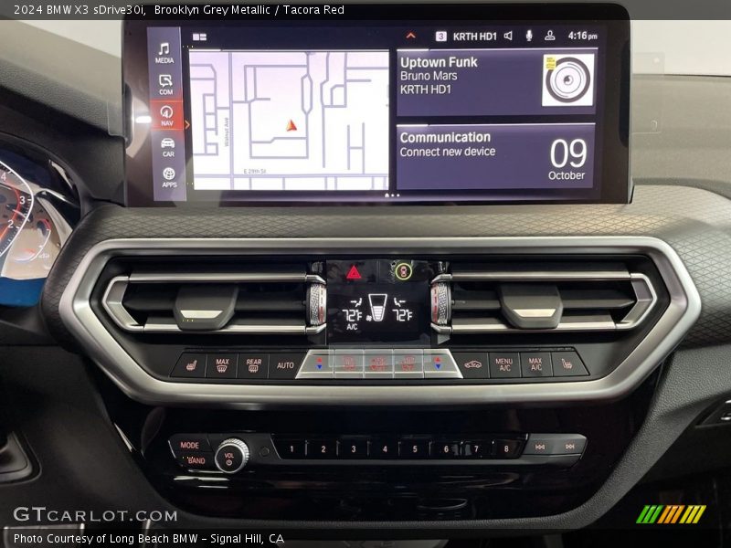 Controls of 2024 X3 sDrive30i