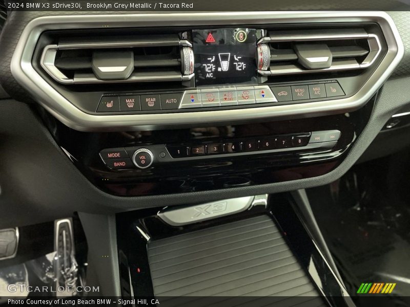 Controls of 2024 X3 sDrive30i