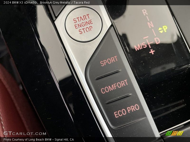 Controls of 2024 X3 sDrive30i