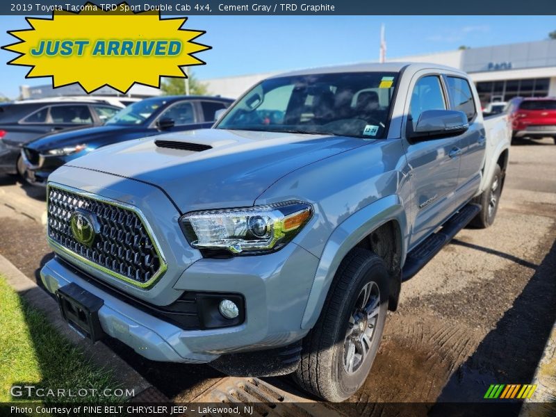 Cement Gray / TRD Graphite 2019 Toyota Tacoma TRD Sport Double Cab 4x4