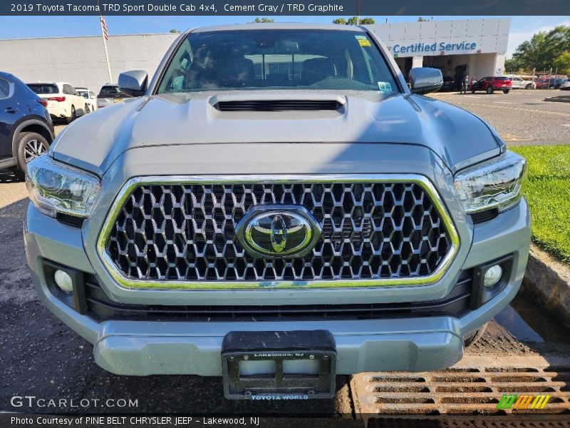 Cement Gray / TRD Graphite 2019 Toyota Tacoma TRD Sport Double Cab 4x4