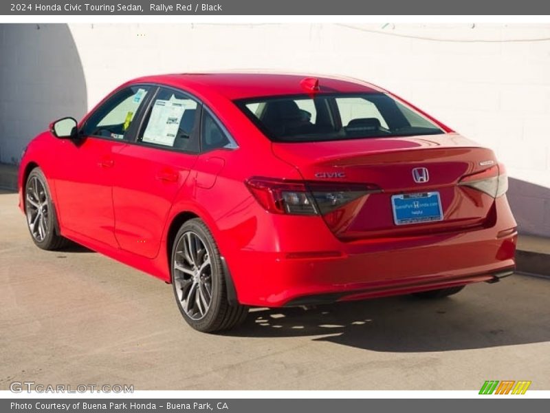 Rallye Red / Black 2024 Honda Civic Touring Sedan