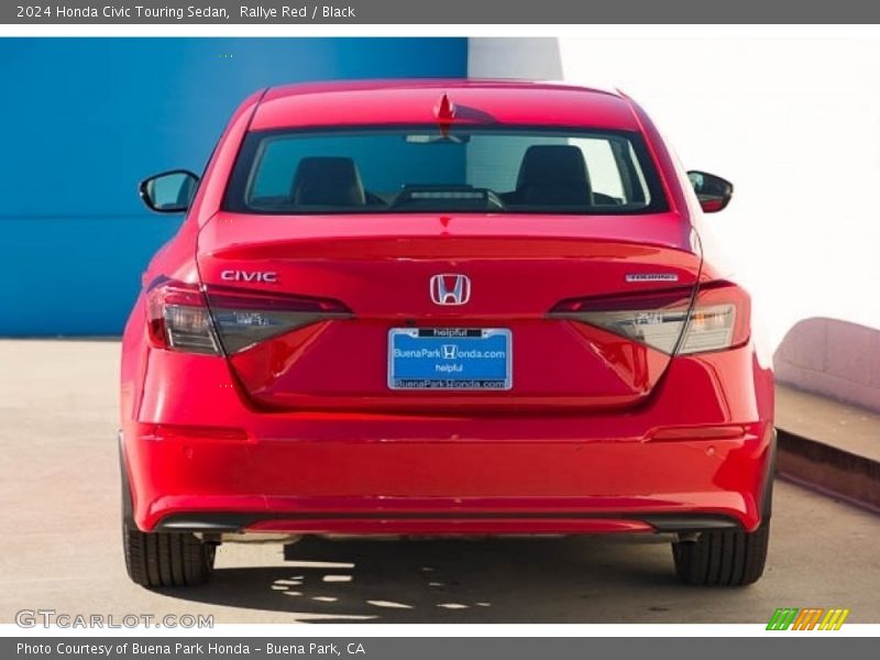 Rallye Red / Black 2024 Honda Civic Touring Sedan