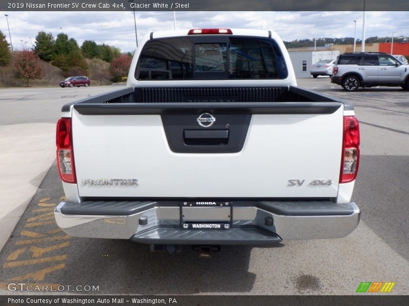 Glacier White / Steel 2019 Nissan Frontier SV Crew Cab 4x4