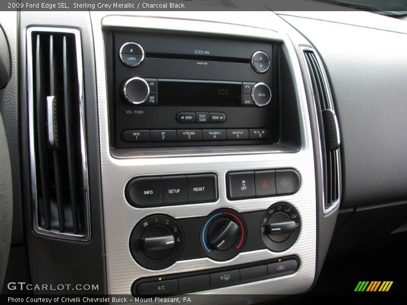 Sterling Grey Metallic / Charcoal Black 2009 Ford Edge SEL