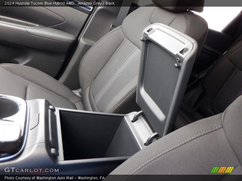 Amazon Gray / Black 2024 Hyundai Tucson Blue Hybrid AWD