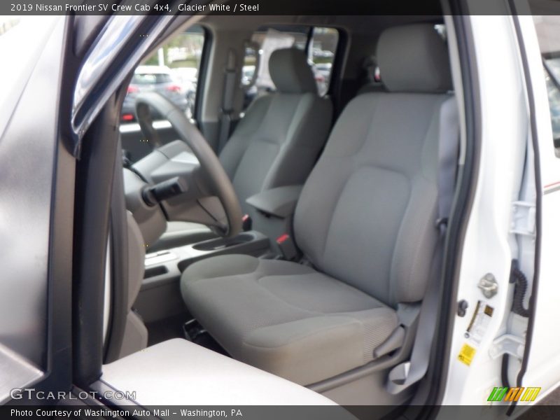 Glacier White / Steel 2019 Nissan Frontier SV Crew Cab 4x4