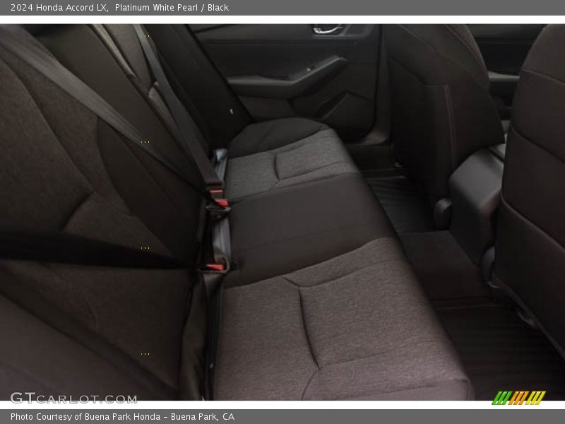 Platinum White Pearl / Black 2024 Honda Accord LX
