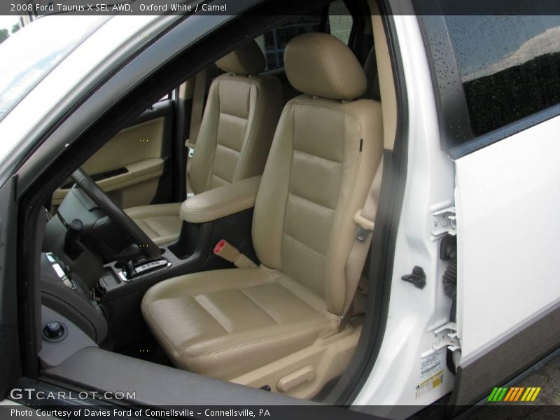 Oxford White / Camel 2008 Ford Taurus X SEL AWD