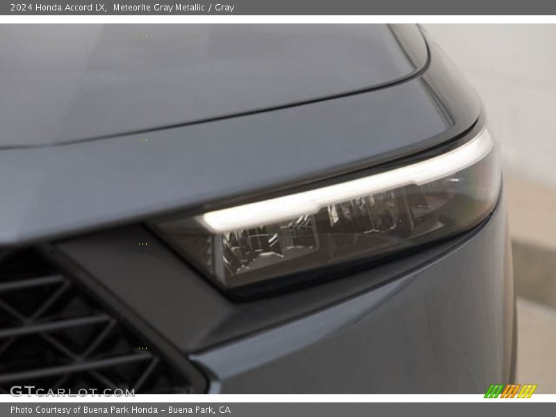 Meteorite Gray Metallic / Gray 2024 Honda Accord LX