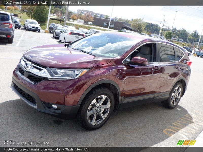 Basque Red Pearl II / Ivory 2017 Honda CR-V EX-L AWD