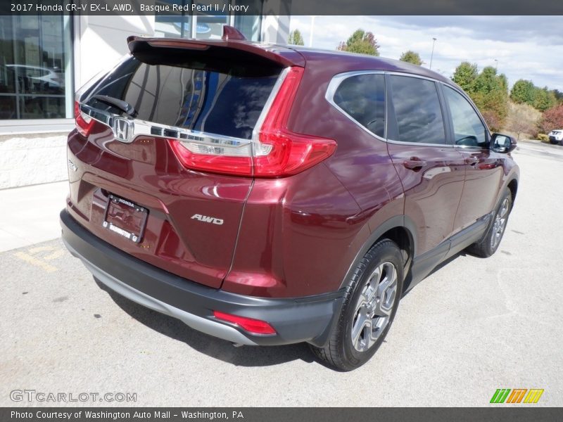 Basque Red Pearl II / Ivory 2017 Honda CR-V EX-L AWD