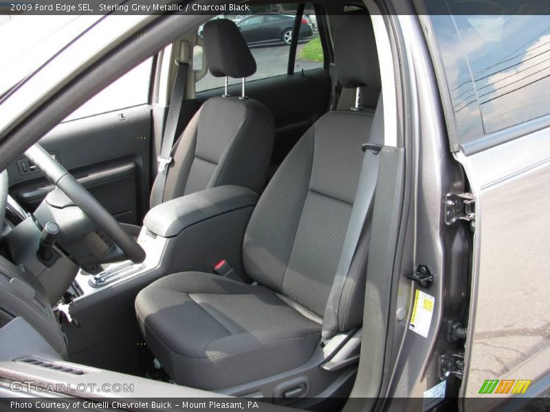 Sterling Grey Metallic / Charcoal Black 2009 Ford Edge SEL