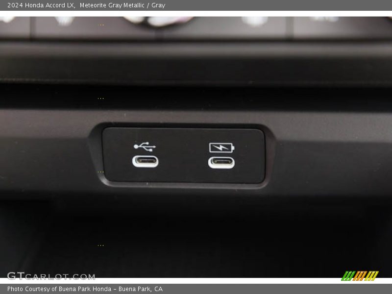 Meteorite Gray Metallic / Gray 2024 Honda Accord LX