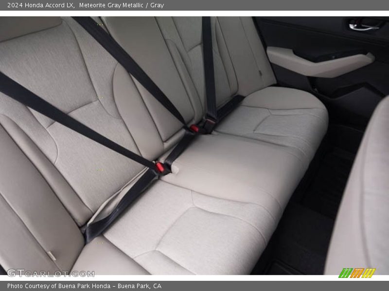 Rear Seat of 2024 Accord LX