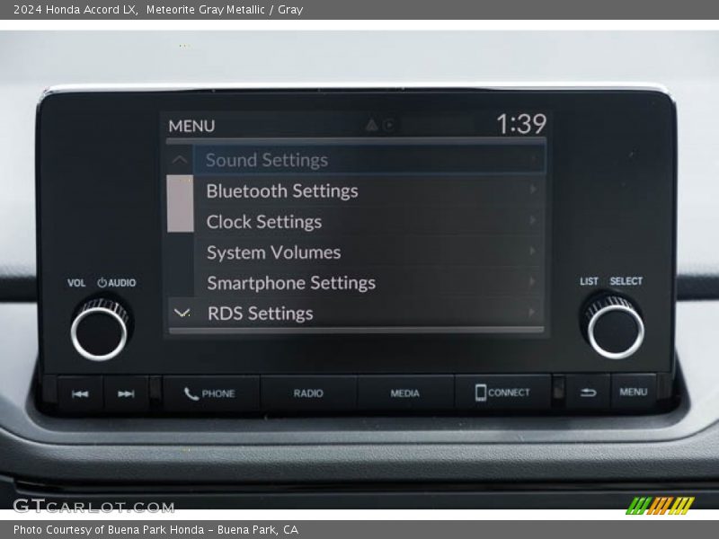 Controls of 2024 Accord LX