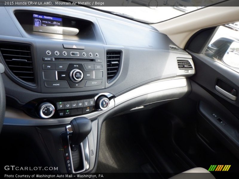 Mountain Air Metallic / Beige 2015 Honda CR-V LX AWD