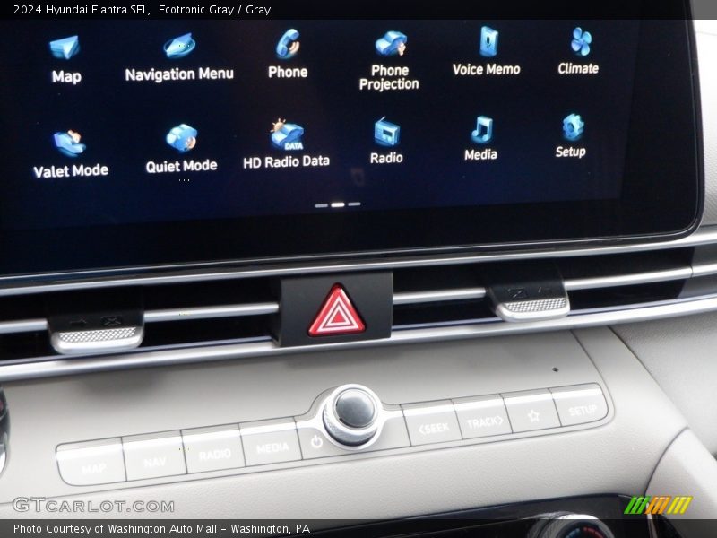 Ecotronic Gray / Gray 2024 Hyundai Elantra SEL