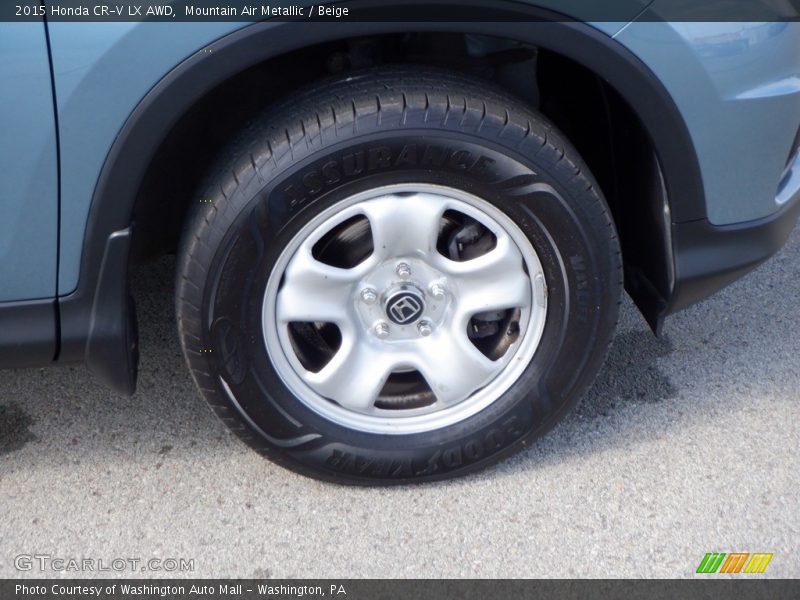 Mountain Air Metallic / Beige 2015 Honda CR-V LX AWD