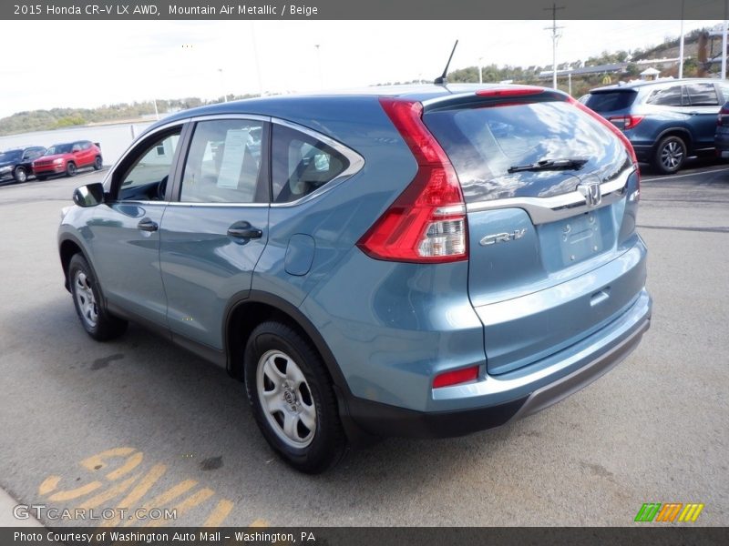 Mountain Air Metallic / Beige 2015 Honda CR-V LX AWD