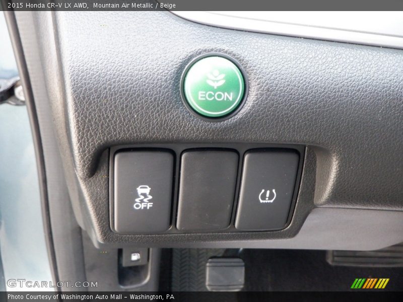 Mountain Air Metallic / Beige 2015 Honda CR-V LX AWD