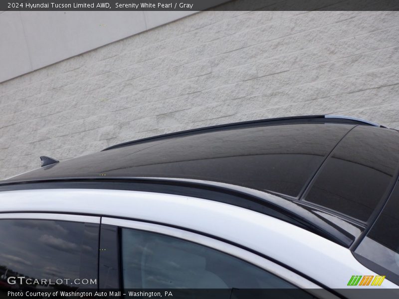 Serenity White Pearl / Gray 2024 Hyundai Tucson Limited AWD
