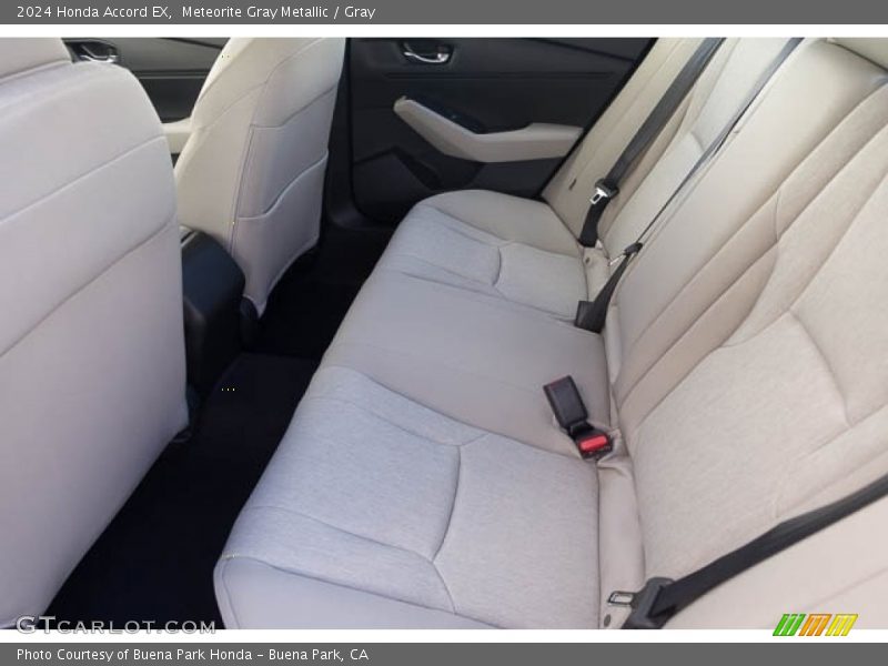 Rear Seat of 2024 Accord EX