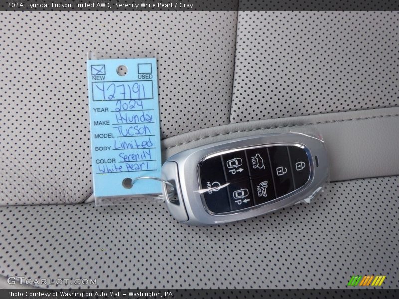 Keys of 2024 Tucson Limited AWD