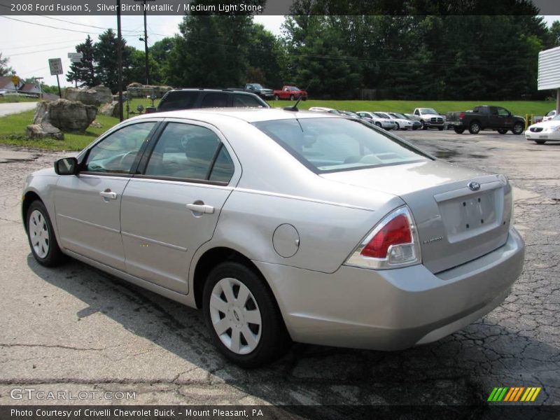 Silver Birch Metallic / Medium Light Stone 2008 Ford Fusion S